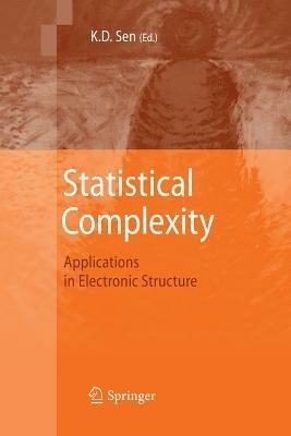Statistical Complexity: Applications in Electronic Structure - cover