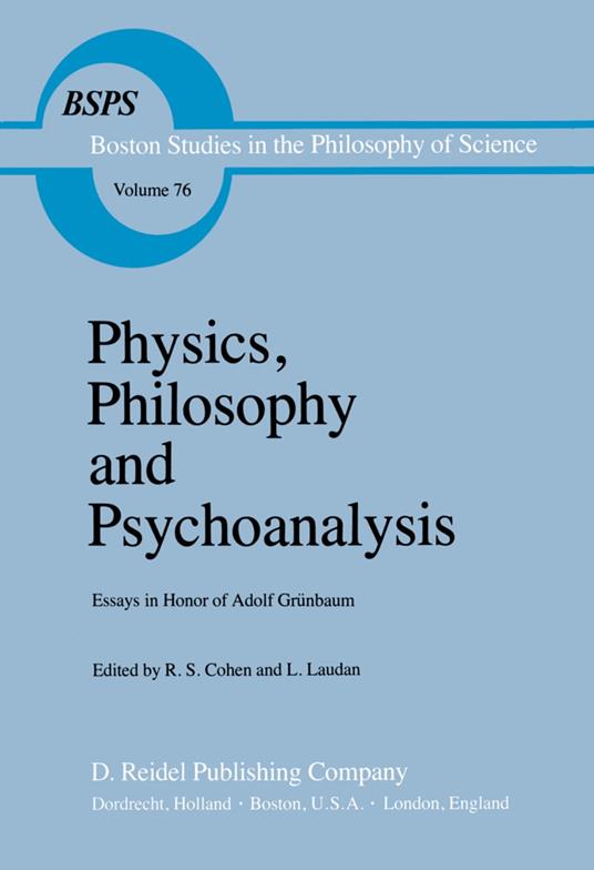 Physics, Philosophy and Psychoanalysis