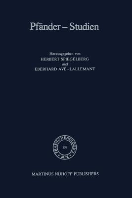 Pfänder-Studien - cover