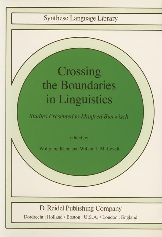 Crossing the Boundaries in Linguistics