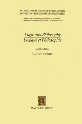 Logic and Philosophy / Logique et Philosophie - cover