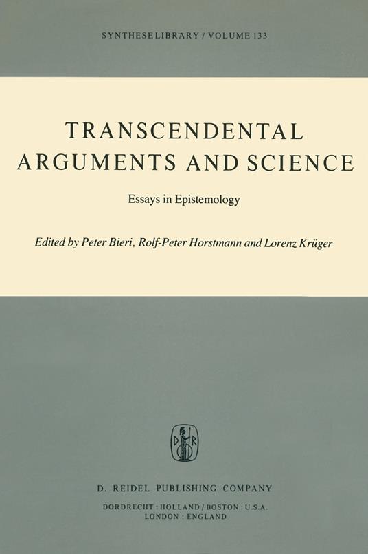 Transcendental Arguments and Science