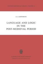 Language and Logic in the Post-Medieval Period