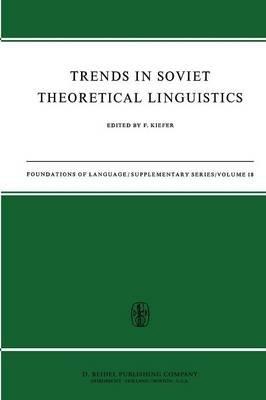 Trends in Soviet Theoretical Linguistics - cover
