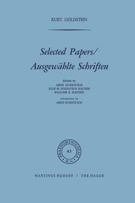 Selected Papers/Ausgewählte Schriften - K. Goldstein - cover