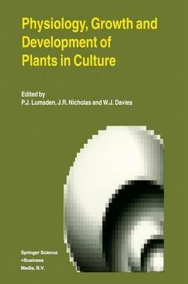 Physiology, Growth and Development of Plants in Culture - cover