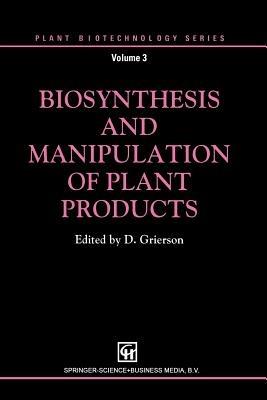 Biosynthesis and Manipulation of Plant Products - cover