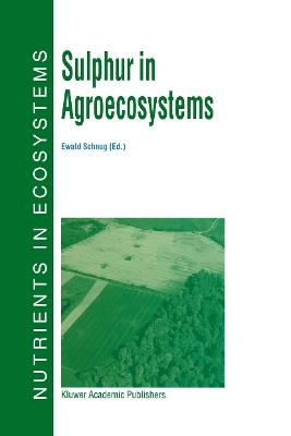 Sulphur in Agroecosystems - cover
