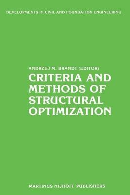 Criteria and Methods of Structural Optimization - cover