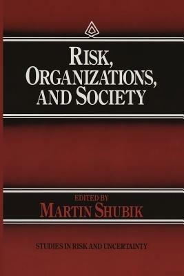 Risk, Organizations, and Society - cover