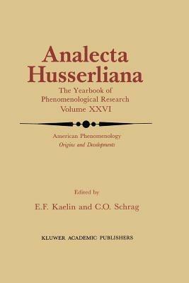 American Phenomenology: Origins and Developments - cover