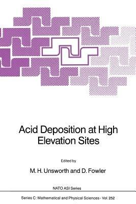 Acid Deposition at High Elevation Sites - cover