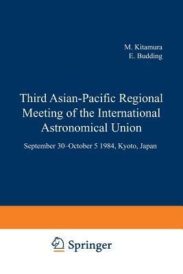 Third Asian-Pacific Regional Meeting of the International Astronomical Union: September 30-October 5 1984, Kyoto, Japan Part 2 - cover