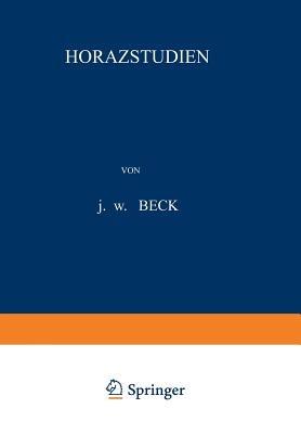 Horazstudien - J.W. Beck - cover