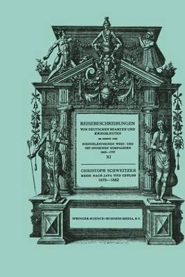 Reise nach Java und Ceylon 1675–1682 - Christoph Schweitzer - cover