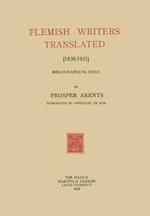 Flemish Writers Translated (1830–1931): Bibliographical Essay