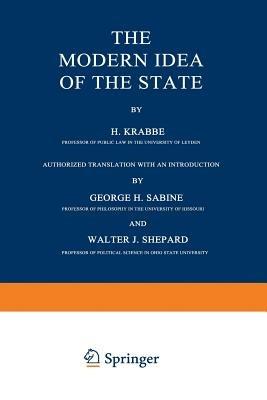 The Modern Idea of the State - H. Krabbe - cover