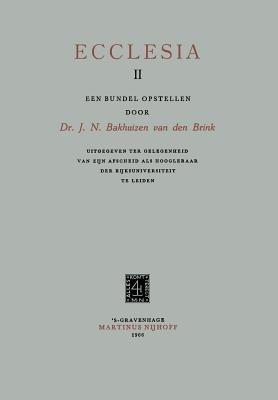 Ecclesia II - J.N. Bakhuizen Van den Brink - cover