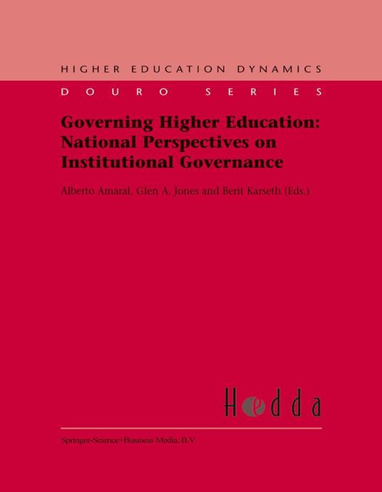Governing Higher Education: National Perspectives on Institutional Governance
