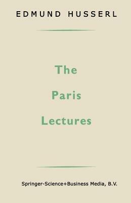 The Paris Lectures - Edmund Husserl - cover