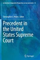 Precedent in the United States Supreme Court - cover