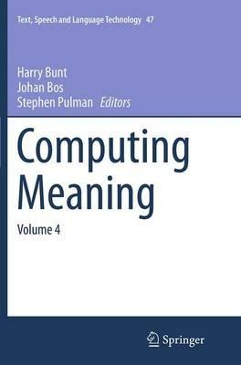Computing Meaning: Volume 4 - cover
