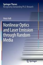 Nonlinear Optics and Laser Emission through Random Media