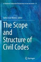 The Scope and Structure of Civil Codes - cover