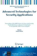 Advanced Technologies for Security Applications: Proceedings of the NATO Science for Peace and Security 'Cluster Workshop on Advanced Technologies', 17-18 September 2019, Leuven, Belgium