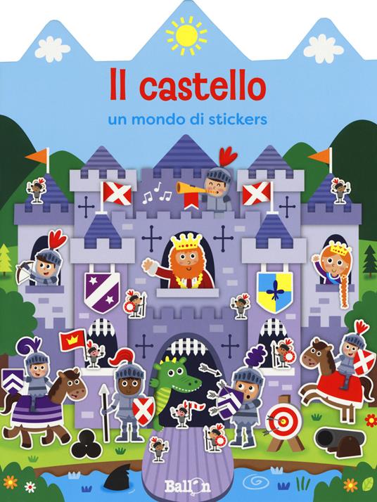 I cavalieri. Un mondo di stickers. Con adesivi. Ediz. a colori - copertina