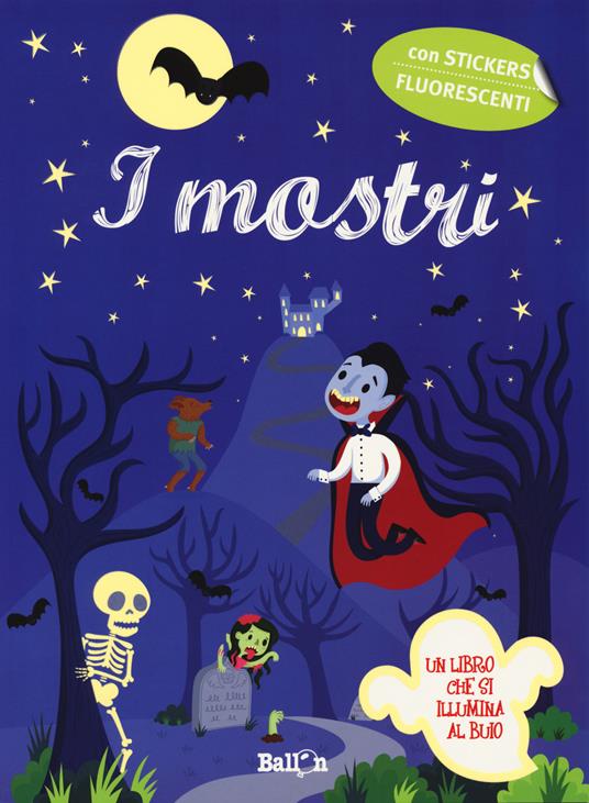 I mostri. Con adesivi. Ediz. a colori - Lauren Ellis - copertina