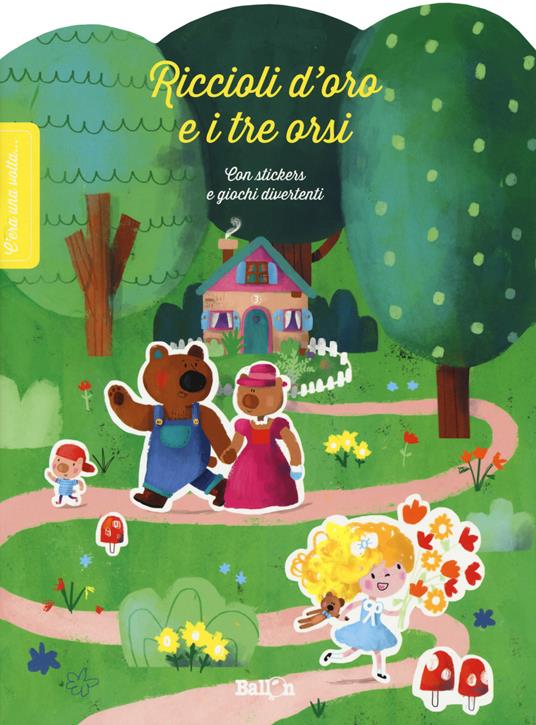 Riccioli d'oro e i tre orsi. C'era una volta.... Ediz. a colori - Sophia Touliatou - copertina