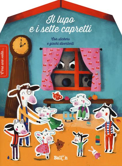 Il lupo e i sette capretti. C'era una volta.... Ediz. a colori - Sophia Touliatou - copertina