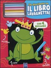 Il re ranocchio. Che divertimento con il libro lavagnetta. Con gadget - copertina