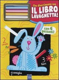 Il coniglio Gildo. Che divertimento con il libro lavagnetta! Con gadget - copertina