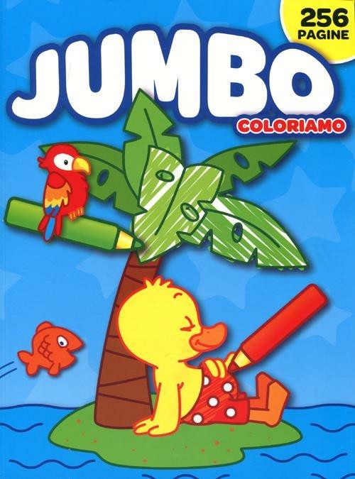 Jumbo coloriamo. Blu - copertina
