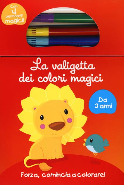 La valigetta dei colori magici. Rossa. Con gadget - copertina