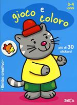 Gioco e coloro. 3-4 anni. Bimbo creativo. Con adesivi. Ediz. illustrata