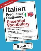 Italian Frequency Dictionary - Essential Vocabulary: 2500 Most Common Italian Words - Mostusedwords - cover