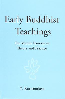 Early Buddhist Teachings - Y. Karunadasa - cover
