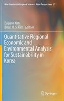 Quantitative Regional Economic and Environmental Analysis for Sustainability in Korea - cover