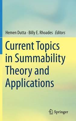 Current Topics in Summability Theory and Applications - cover