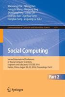 Social Computing: Second International Conference of Young Computer Scientists, Engineers and Educators, ICYCSEE 2016, Harbin, China, August 20-22, 2016, Proceedings, Part II - cover