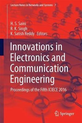 Innovations in Electronics and Communication Engineering: Proceedings of the Fifth ICIECE 2016 - cover