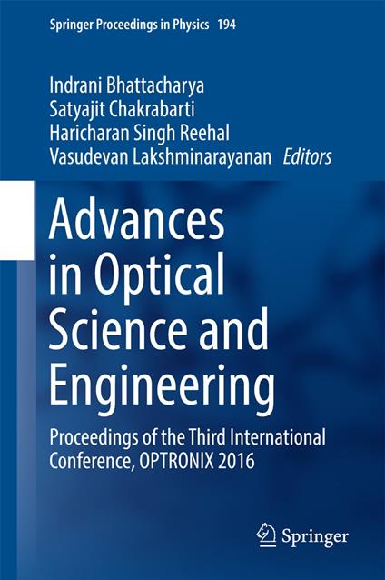 Advances in Optical Science and Engineering