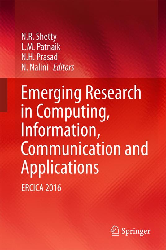 Emerging Research in Computing, Information, Communication and Applications