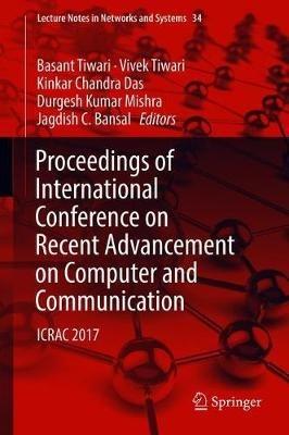 Proceedings of International Conference on Recent Advancement on Computer and Communication: ICRAC 2017 - cover