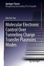 Molecular Electronic Control Over Tunneling Charge Transfer Plasmons Modes