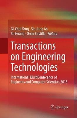 Transactions on Engineering Technologies: International MultiConference of Engineers and Computer Scientists 2015 - cover