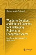 Wonderful Solutions and Habitual Domains for Challenging Problems in Changeable Spaces: From Theoretical Framework to Applications